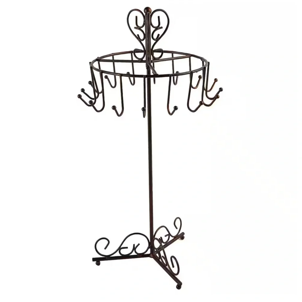 Metal jewelry holder,rotating jewelry holder